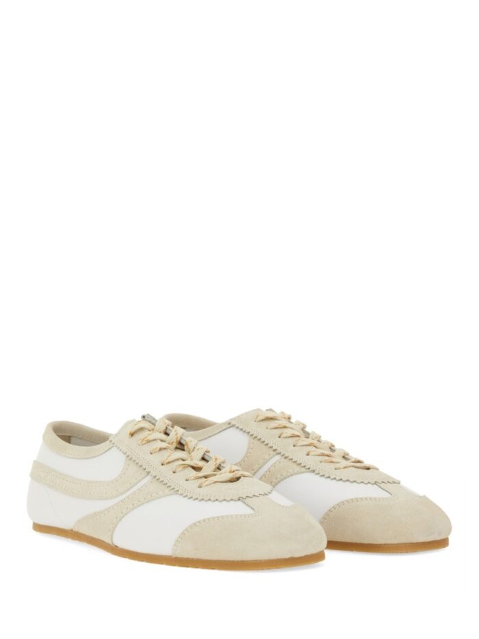 dries van noten leather and suede sneaker Dries Van Noten LEATHER AND SUEDE SNEAKER