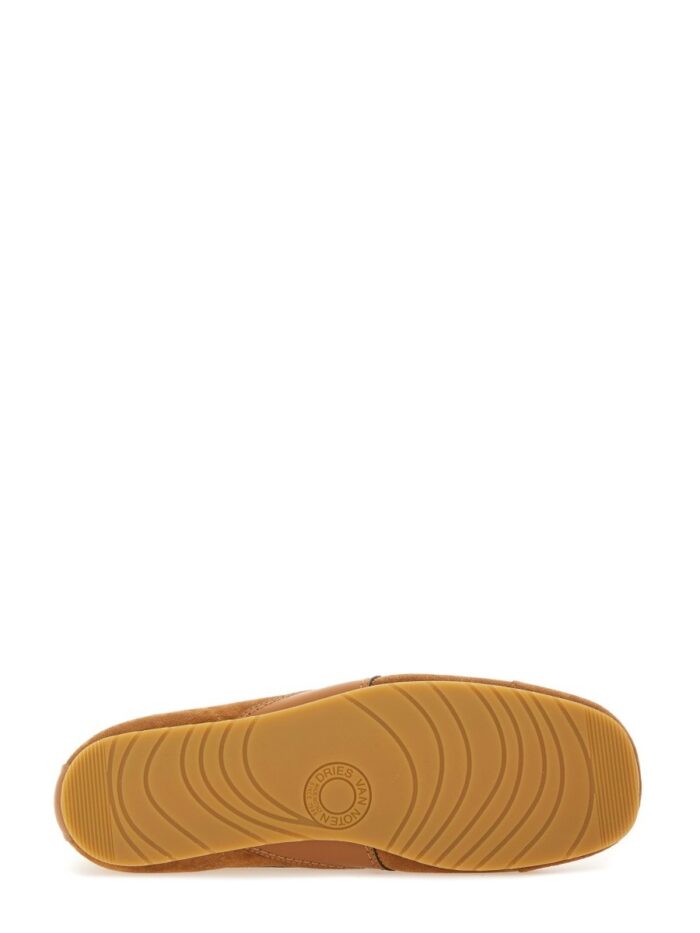 dries van noten leather and suede sneaker Dries Van Noten LEATHER AND SUEDE SNEAKER