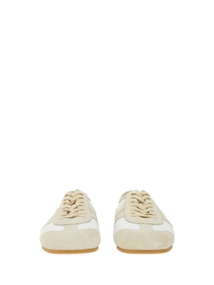 dries van noten leather and suede sneaker Dries Van Noten LEATHER AND SUEDE SNEAKER