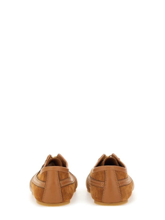 dries van noten leather and suede sneaker Dries Van Noten LEATHER AND SUEDE SNEAKER