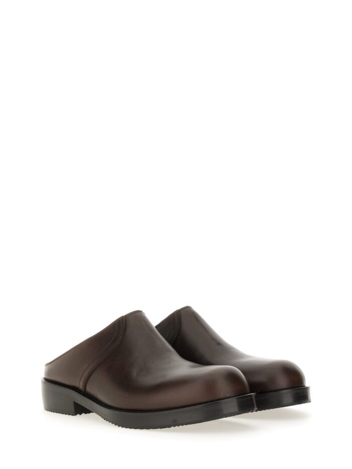 dries van noten leather clogs Dries Van Noten LEATHER CLOGS