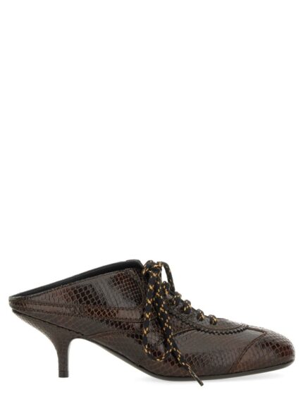 Dries Van Noten LEATHER SLIP-ON MULES