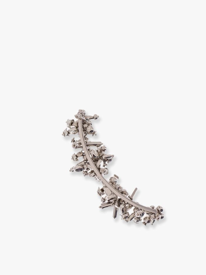 Dries Van Noten Long Metal Earrings