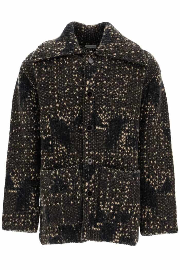 DRIES VAN NOTEN Merino Wool Montay Cardigan