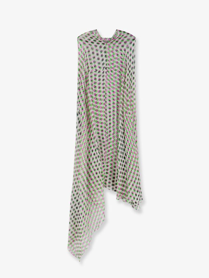 Dries Van Noten Multicolor Silk Dress