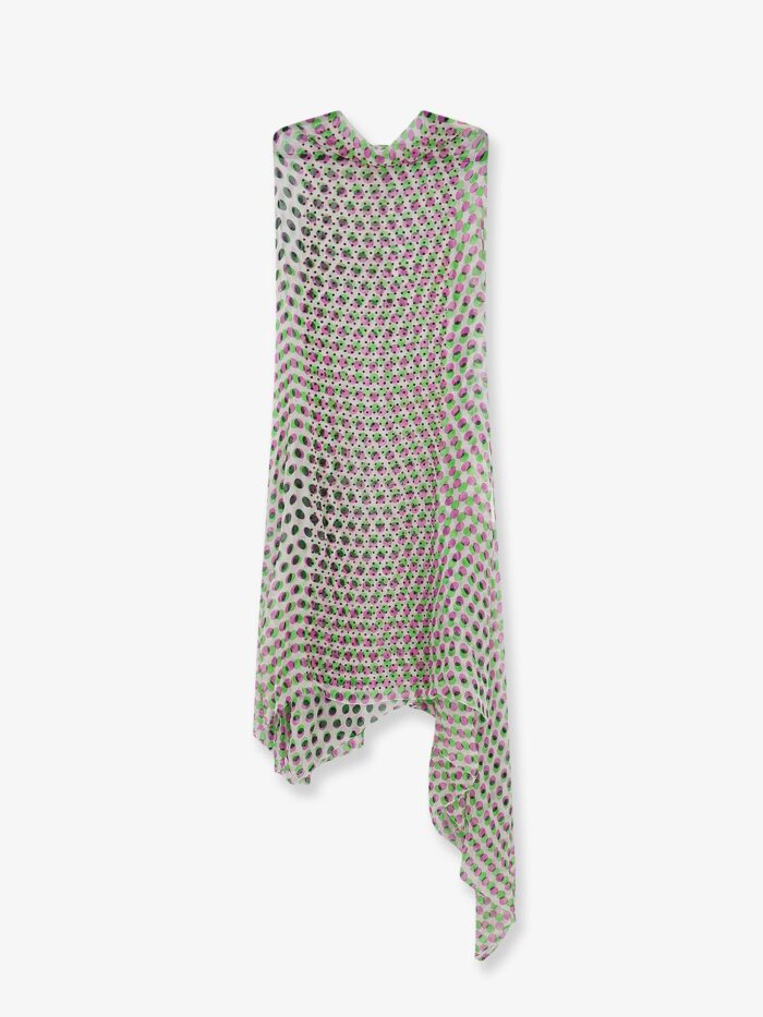 dries van noten multicolor silk dress Dries Van Noten Multicolor Silk Dress