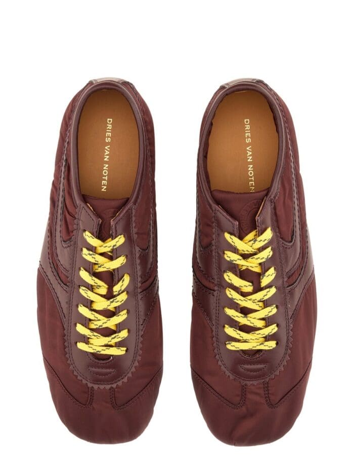 dries van noten nylon and nappa leather sneaker Dries Van Noten NYLON AND NAPPA LEATHER SNEAKER