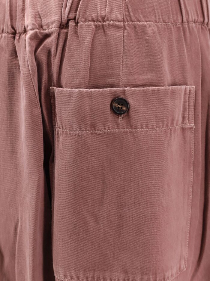 Dries Van Noten Pila Cupro And Cotton Trousers