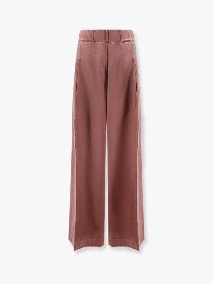 Dries Van Noten Pila Cupro And Cotton Trousers