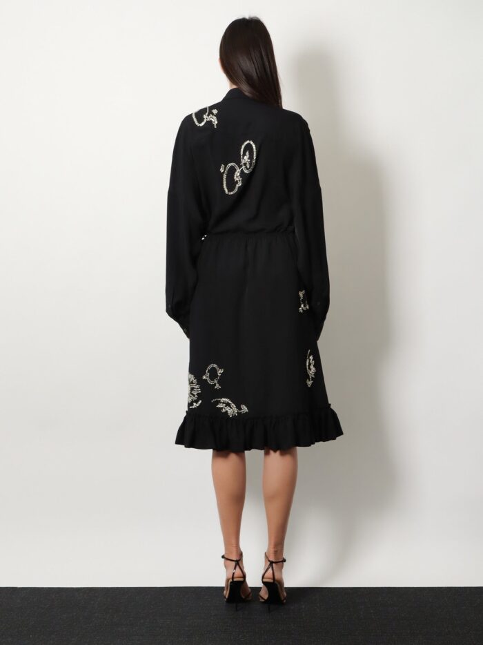 Dries Van Noten Samila Skirt With Rhinestones