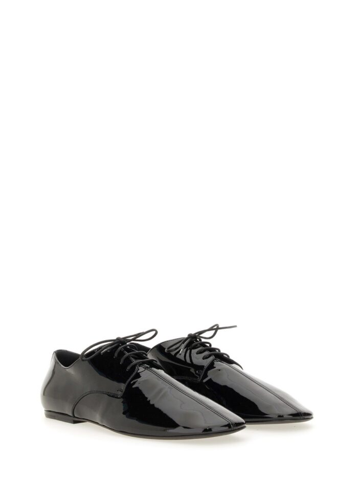 dries van noten shiny leather lace up shoe Dries Van Noten SHINY LEATHER LACE-UP SHOE