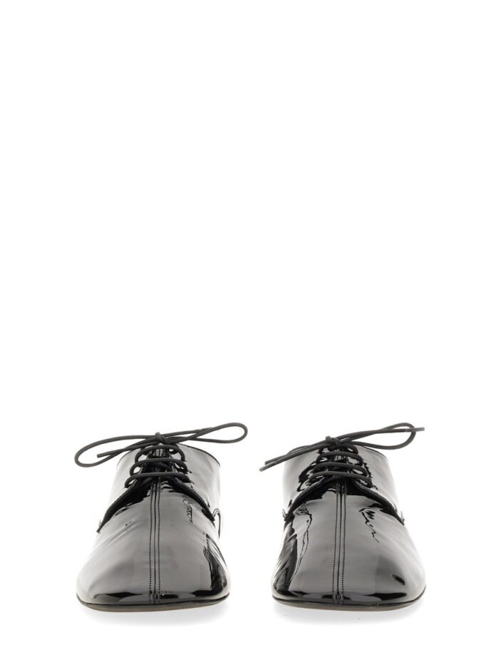 dries van noten shiny leather lace up shoe Dries Van Noten SHINY LEATHER LACE-UP SHOE
