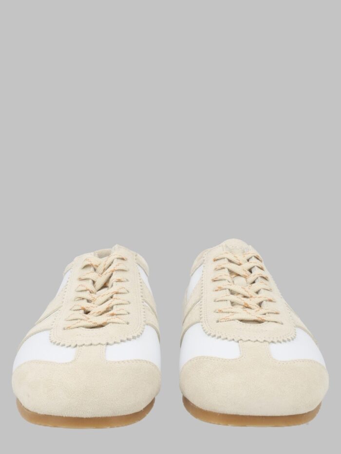 dries van noten sneaker in pelle con dettagli in suede Dries Van Noten SNEAKER IN PELLE CON DETTAGLI IN SUEDE