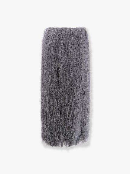 Dries Van Noten Sokna Skirt With Fringes