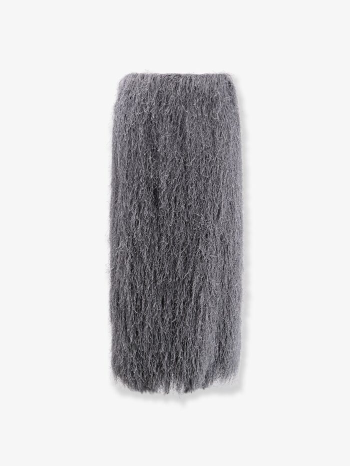 Dries Van Noten Sokna Skirt With Fringes