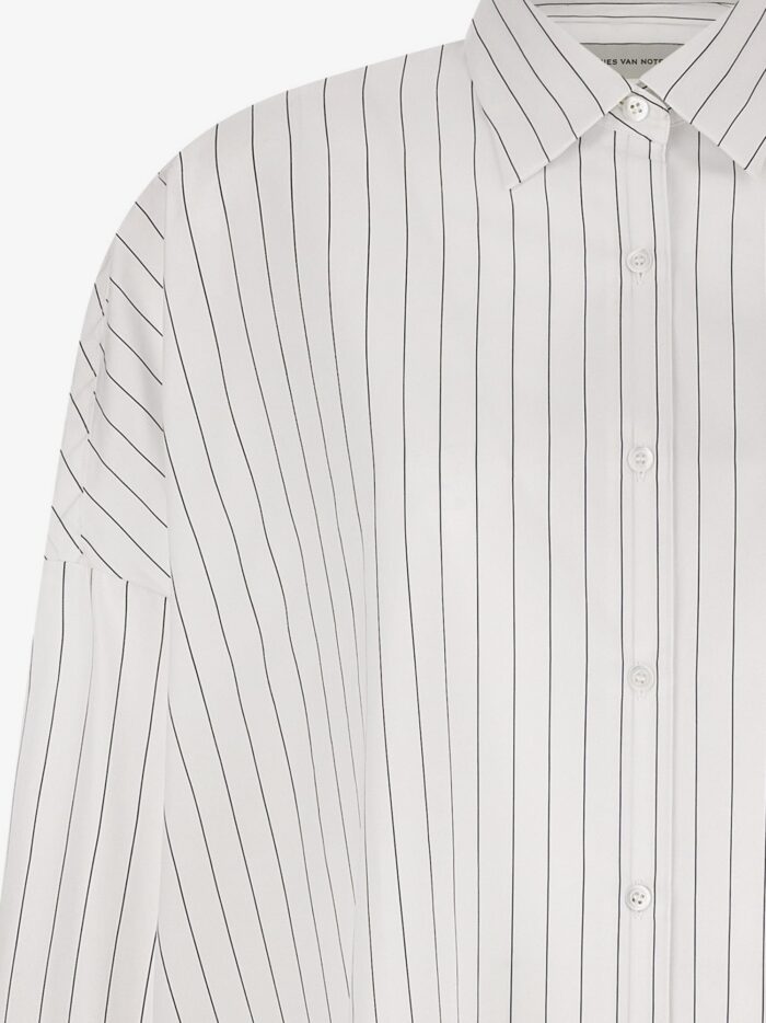 Dries Van Noten Striped Cotton Shirt