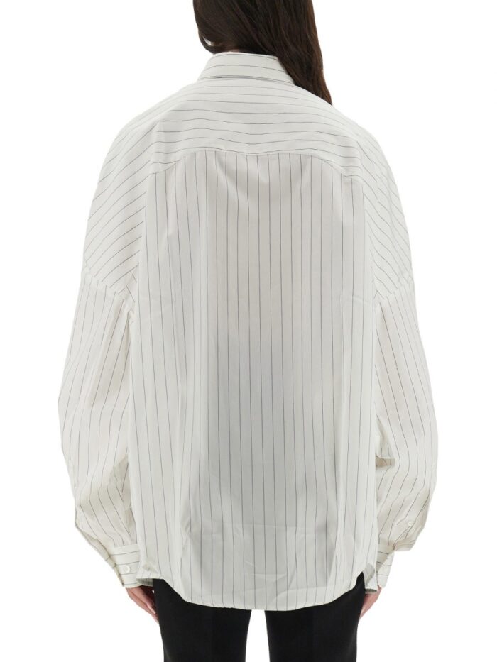 dries van noten striped cotton shirt Dries Van Noten STRIPED COTTON SHIRT