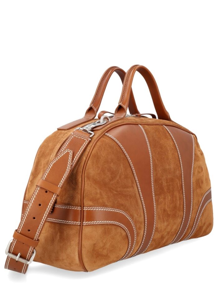 Dries Van Noten SUEDE DUFFLE BAG