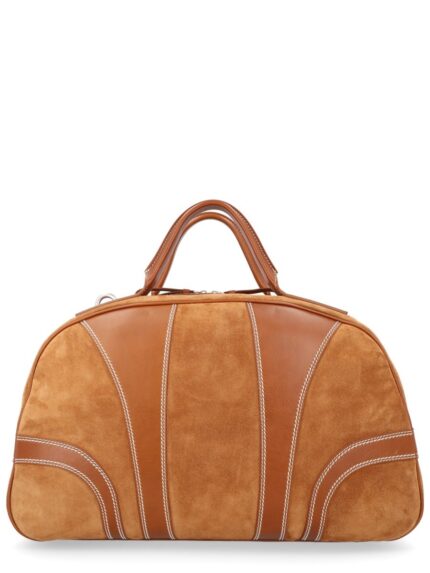 Dries Van Noten SUEDE DUFFLE BAG