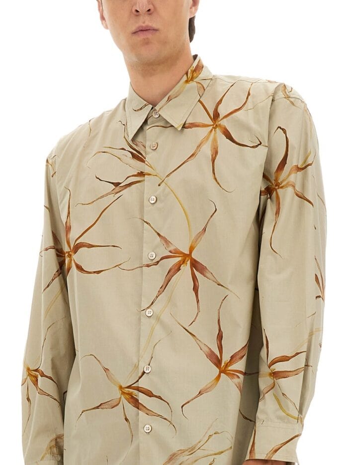 dries van noten "tulip" print shirt Dries Van Noten "TULIP" PRINT SHIRT