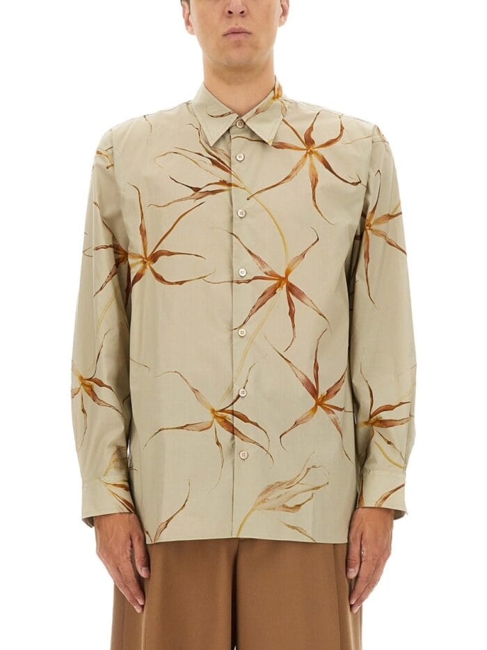 dries van noten "tulip" print shirt Dries Van Noten "TULIP" PRINT SHIRT