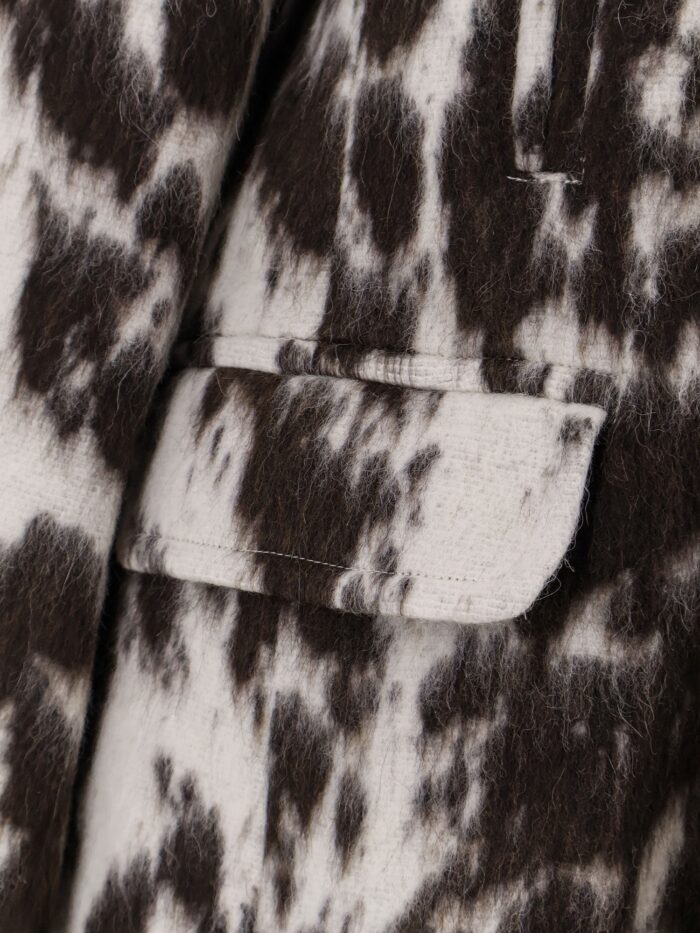 Dries Van Noten Vafel Wool And Alpaca Coat