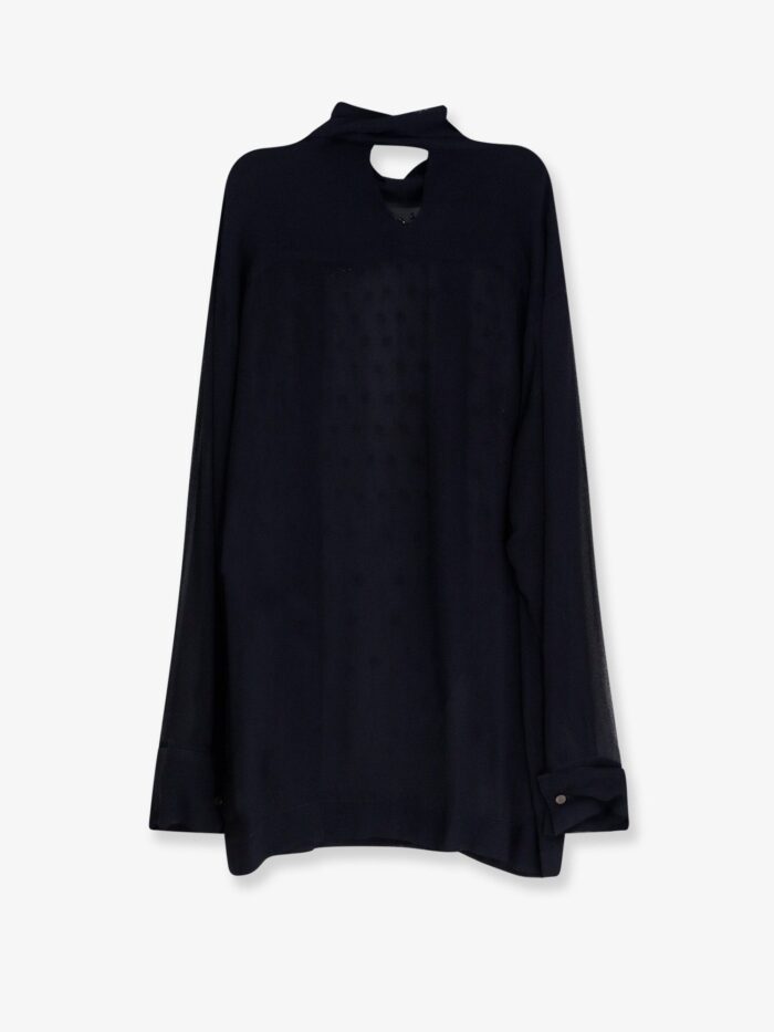 Dries Van Noten Viscose Shirt With Rhinestones