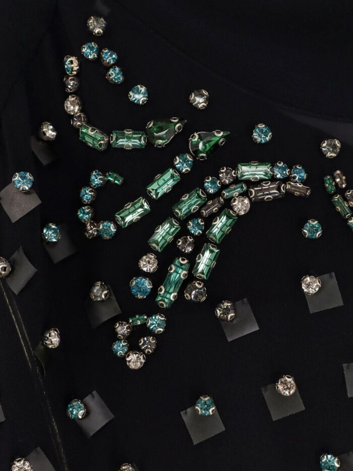 Dries Van Noten Viscose Shirt With Rhinestones