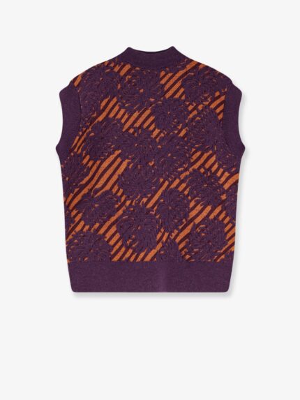 Dries Van Noten Wool And Viscose Blend Tepic Sweater