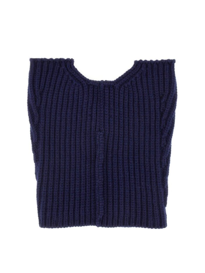 dries van noten wool neck warmer with zipper Dries Van Noten WOOL NECK WARMER WITH ZIPPER