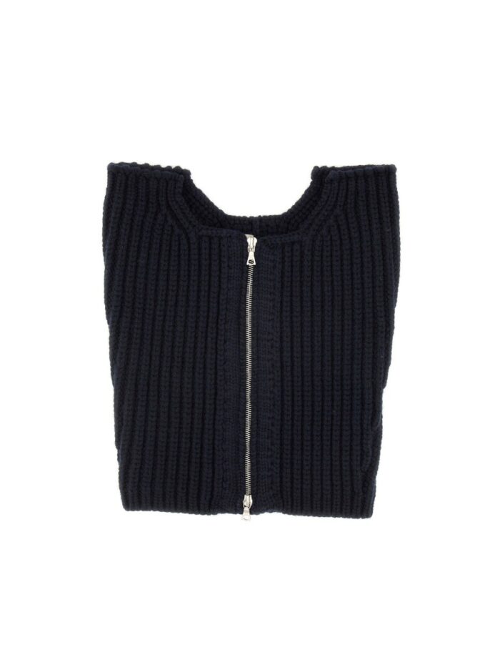 dries van noten wool neck warmer with zipper Dries Van Noten WOOL NECK WARMER WITH ZIPPER