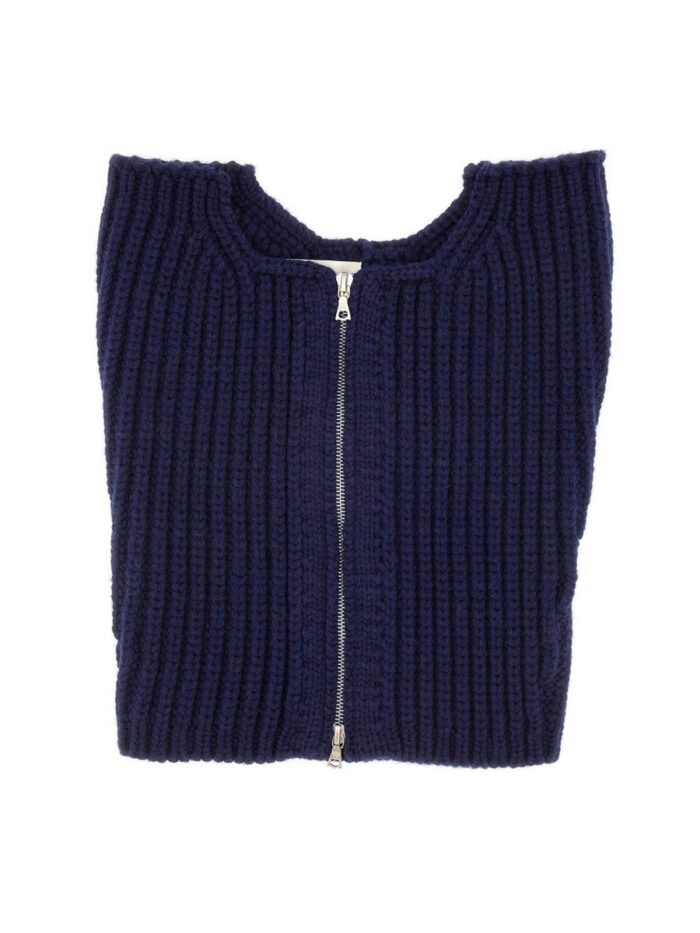 dries van noten wool neck warmer with zipper Dries Van Noten WOOL NECK WARMER WITH ZIPPER