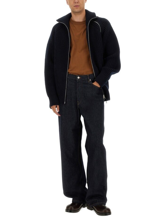 dries van noten zippered wool sweater Dries Van Noten ZIPPERED WOOL SWEATER