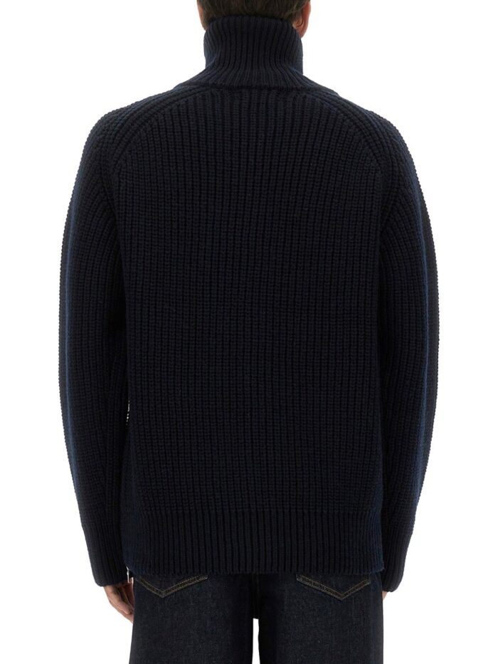 dries van noten zippered wool sweater Dries Van Noten ZIPPERED WOOL SWEATER