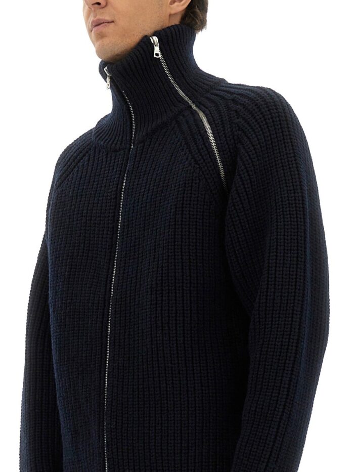 dries van noten zippered wool sweater Dries Van Noten ZIPPERED WOOL SWEATER