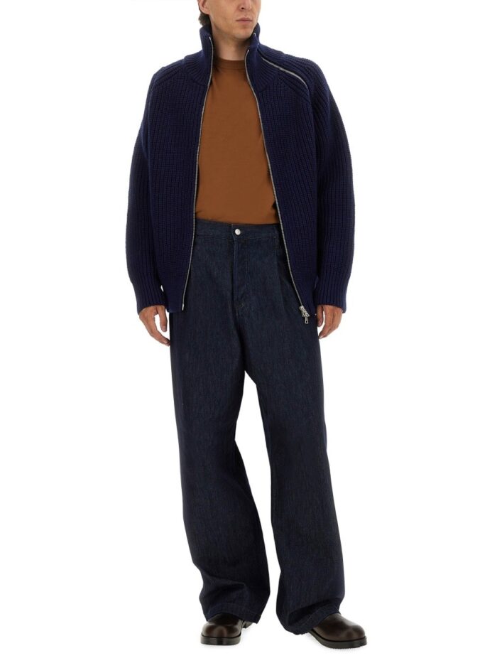 dries van noten zippered wool sweater Dries Van Noten ZIPPERED WOOL SWEATER