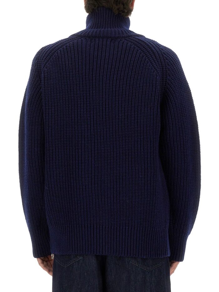 dries van noten zippered wool sweater Dries Van Noten ZIPPERED WOOL SWEATER