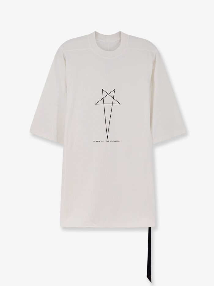 Drkshdw Cotton T-shirt With Logo On The Front
