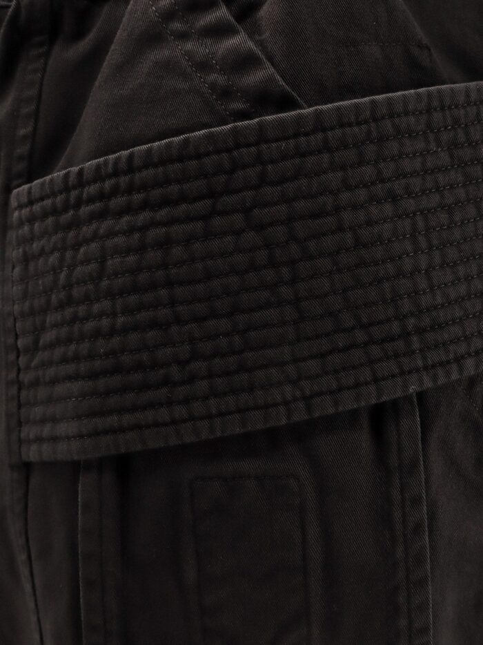 Drkshdw Creatch Wide Cargo Drawstring Cotton Trousers