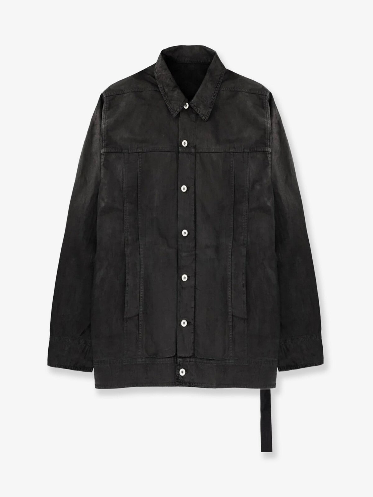Drkshdw Waxed Black Denim Jacket