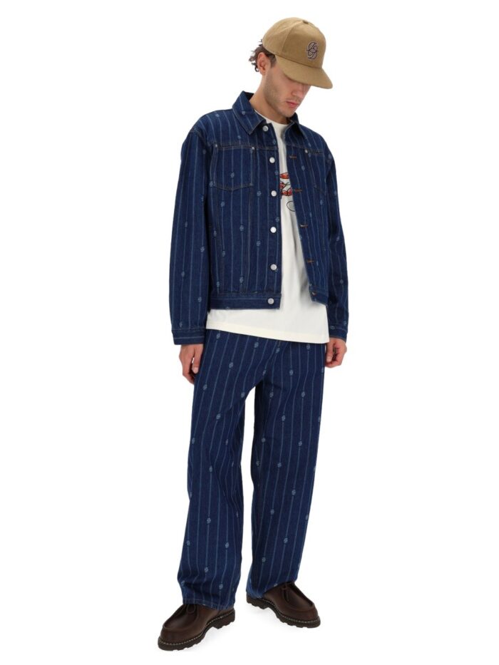 drole de monsieur "denim monogramme" jacket Drole De Monsieur "DENIM MONOGRAMME" JACKET