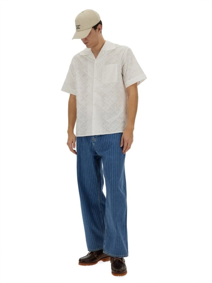 Drole De Monsieur EMBROIDERED SHIRT