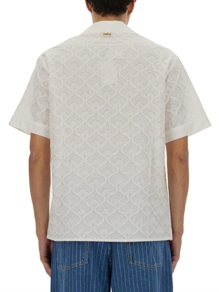 Drole De Monsieur EMBROIDERED SHIRT
