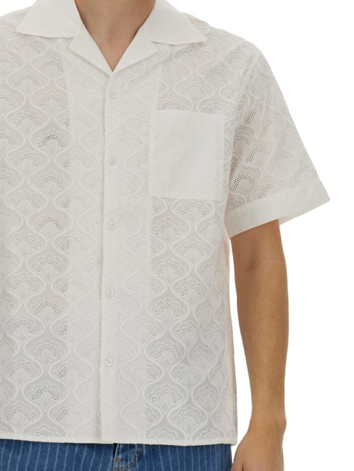 Drole De Monsieur EMBROIDERED SHIRT