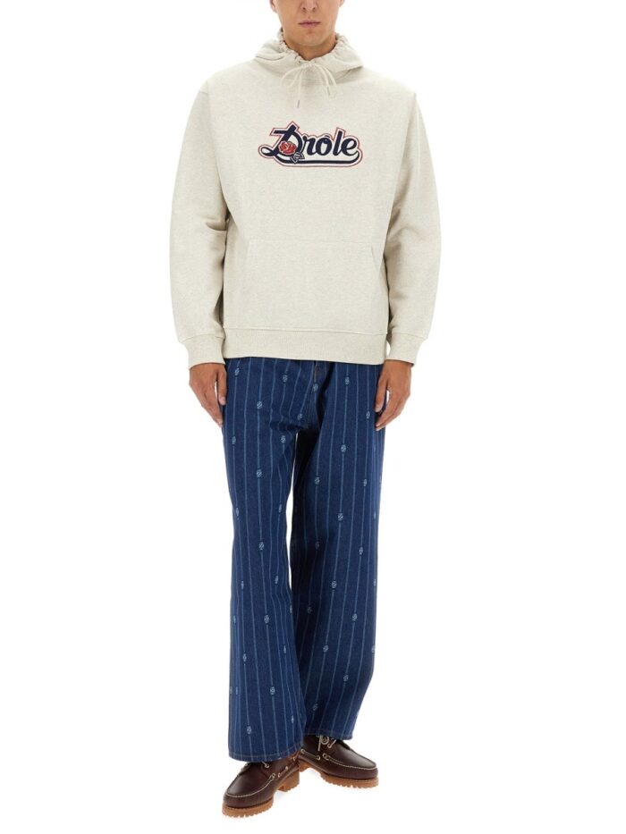 Drole De Monsieur "LE JEAN BAGGY MONOGRAMME" PANTS