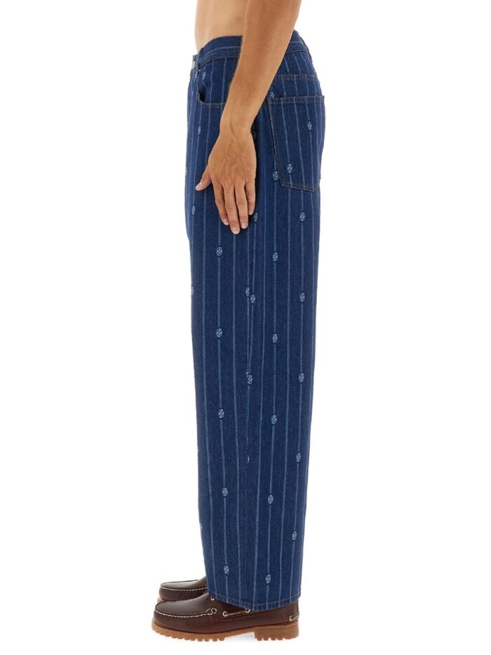 Drole De Monsieur "LE JEAN BAGGY MONOGRAMME" PANTS
