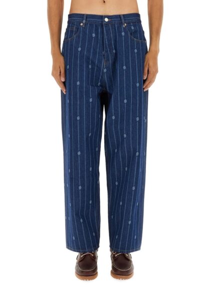 Drole De Monsieur "LE JEAN BAGGY MONOGRAMME" PANTS