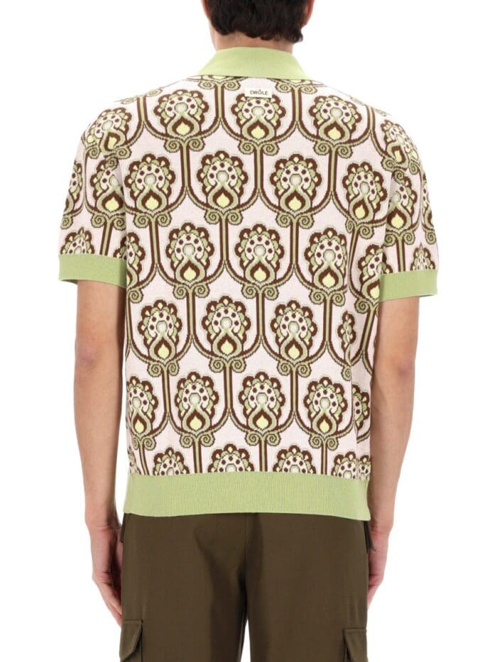 Drole De Monsieur POLO SHIRT "MAILLE TAPISSERIE"