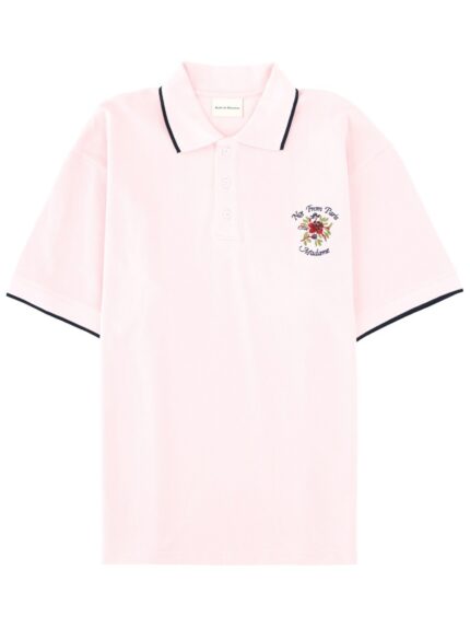 Drole De Monsieur "SLOGAN ROSE" POLO SHIRT