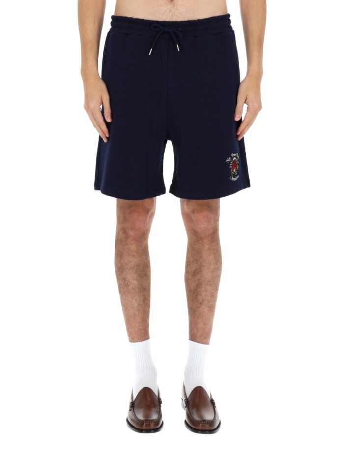 Drole De Monsieur "SLOGAN ROSE" SHORTS